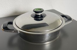 AMC‑Pfanne 24 cm mit Deckel – gebraucht, voll funktionsfähig